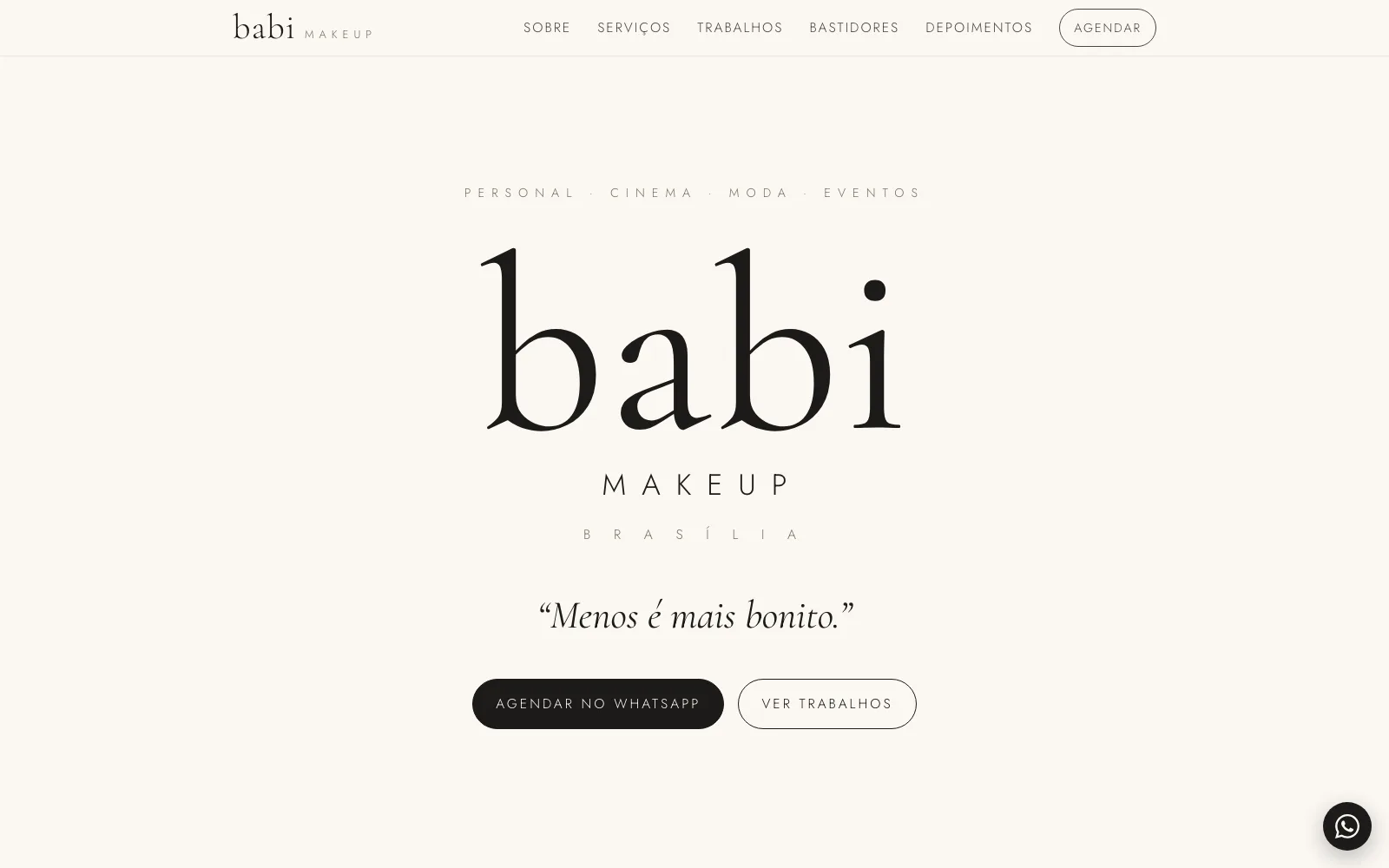 Babimakeup project preview from the public studio portfolio.