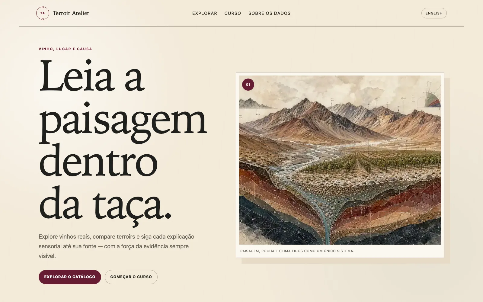Terroir Atelier project preview from the public studio portfolio.
